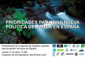 Prioridades para una nueva politica del agua